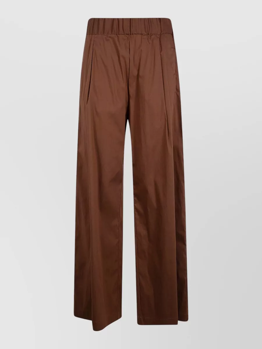 Semicouture Wide-Leg Trousers