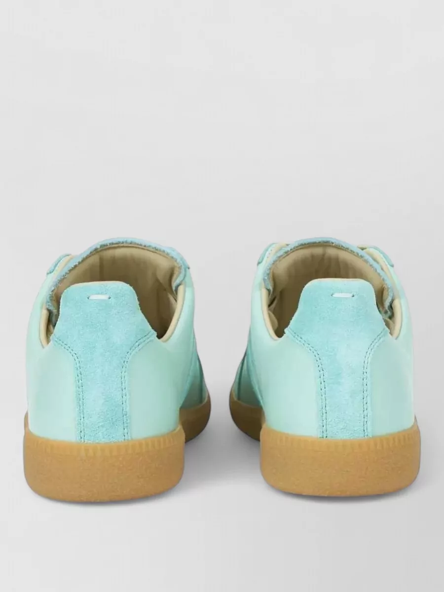 Maison Margiela Leather Lace-Up Sneakers