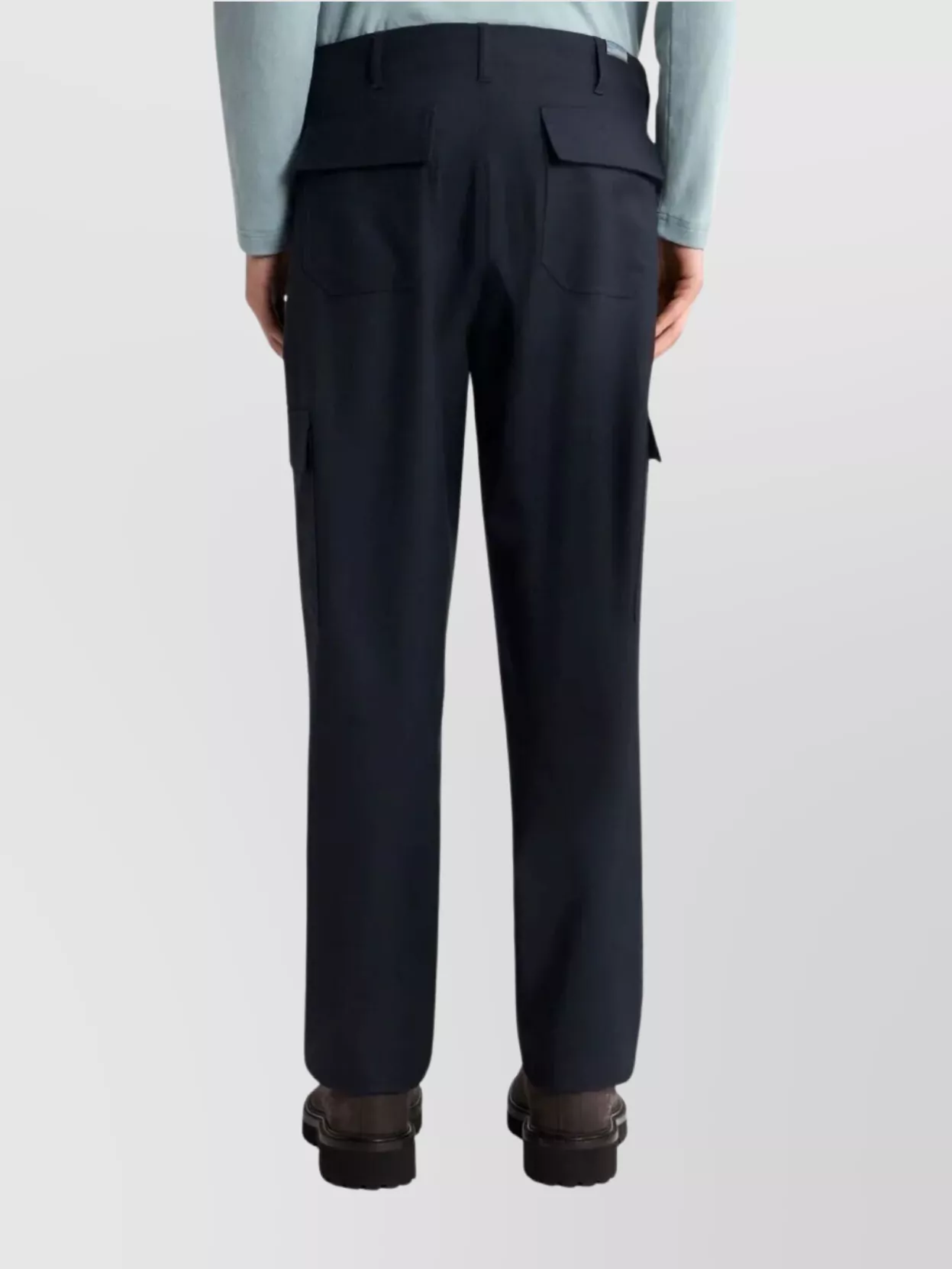 Etro Wool Flannel Cargo Trousers