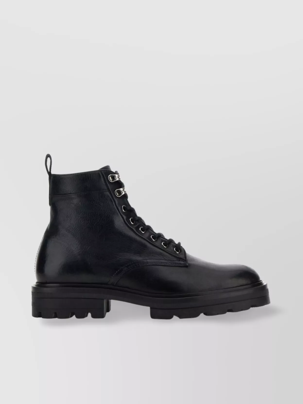 Hogan Chunky Sole Ankle-High Combat Boots