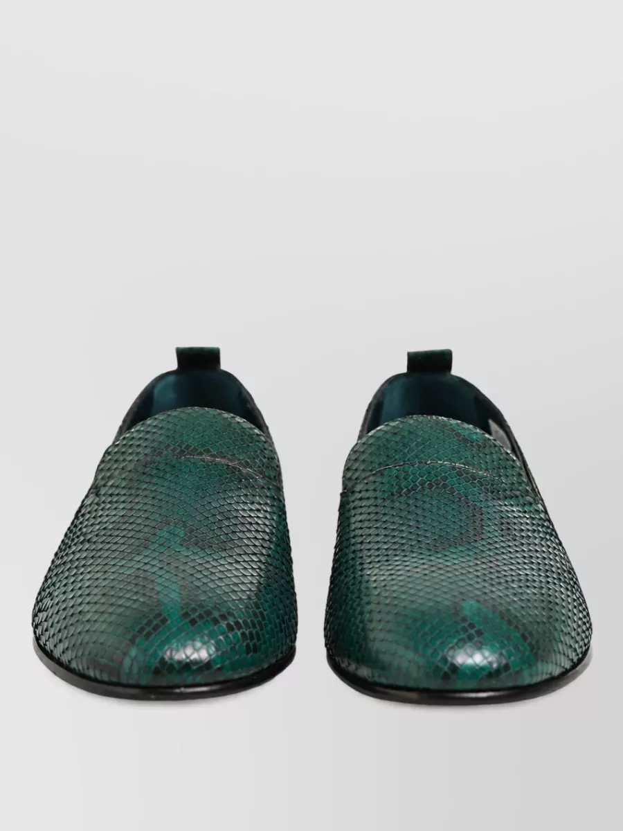 Dolce&Gabbana python leather monk shoes