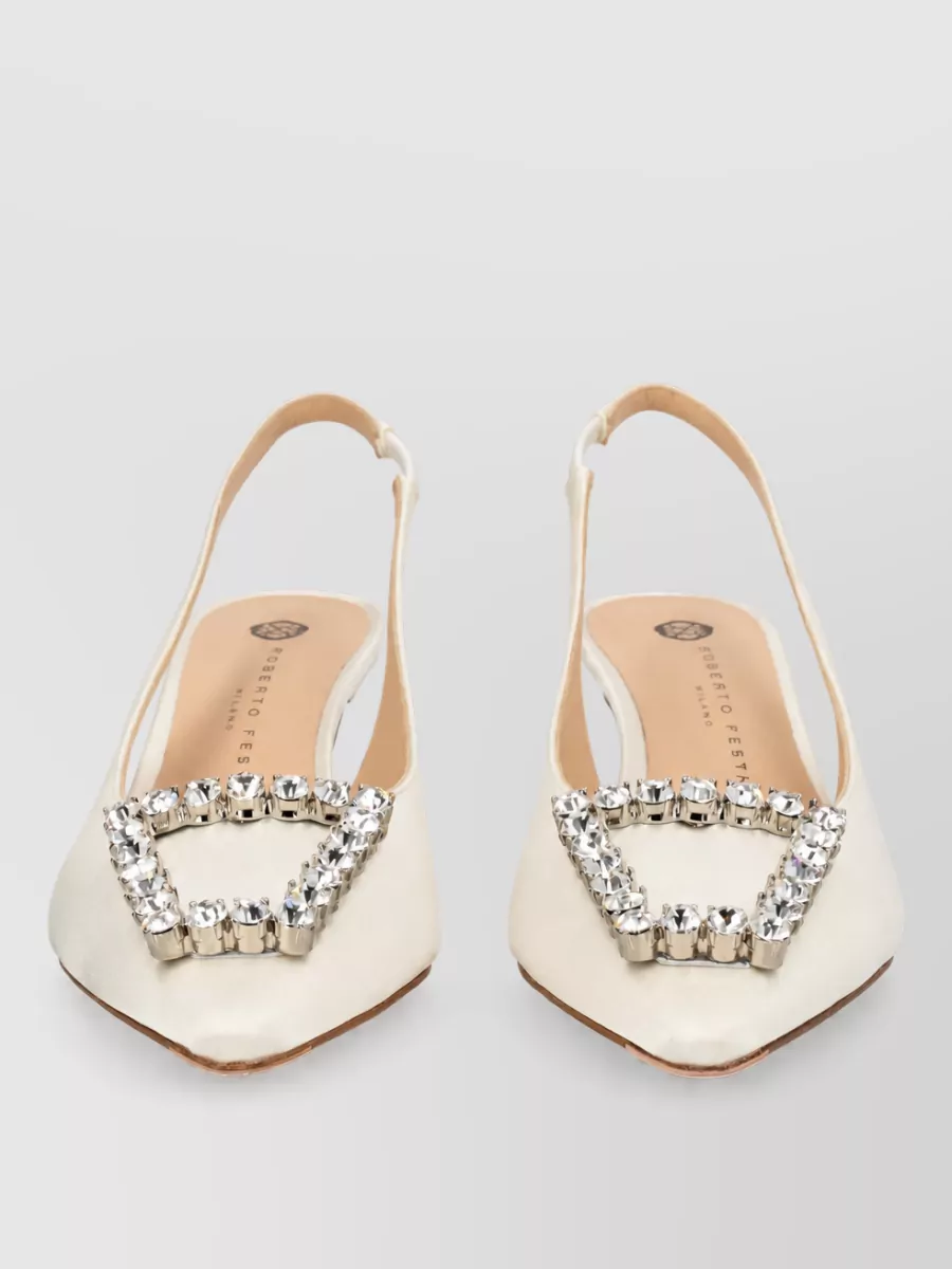Roberto Festa fabric slingback mules