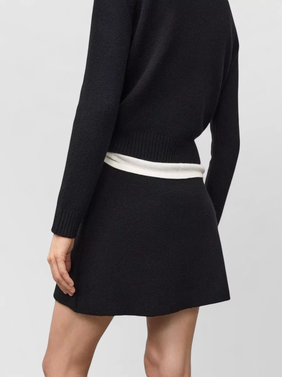 Lisa Yang Cashmere Knitted Flared Mini Skirt