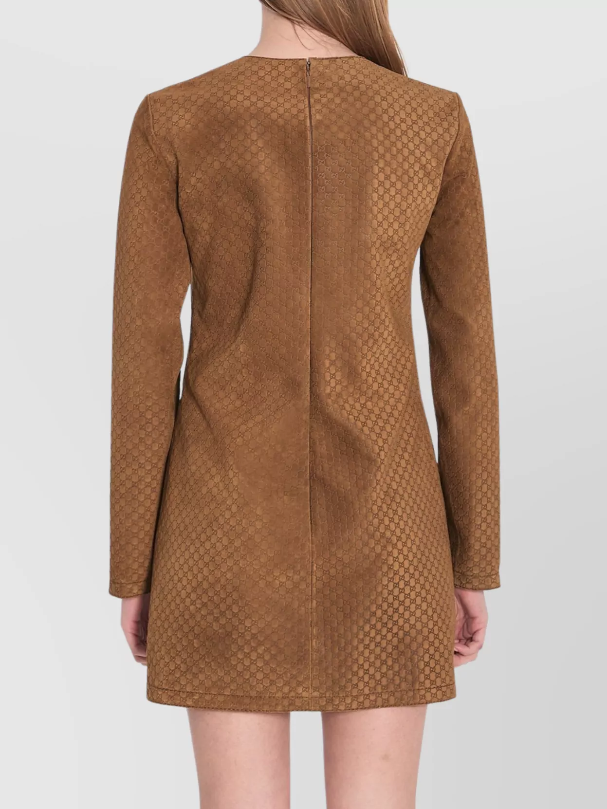 Gucci Gg Suede Mini Dress