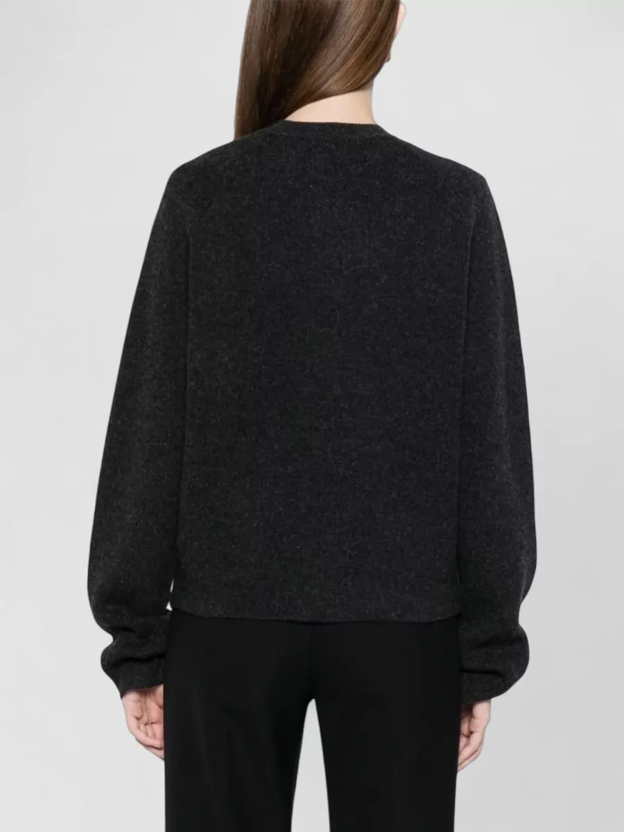 Totême Long Sleeve Knit Cardigan Featuring Pockets