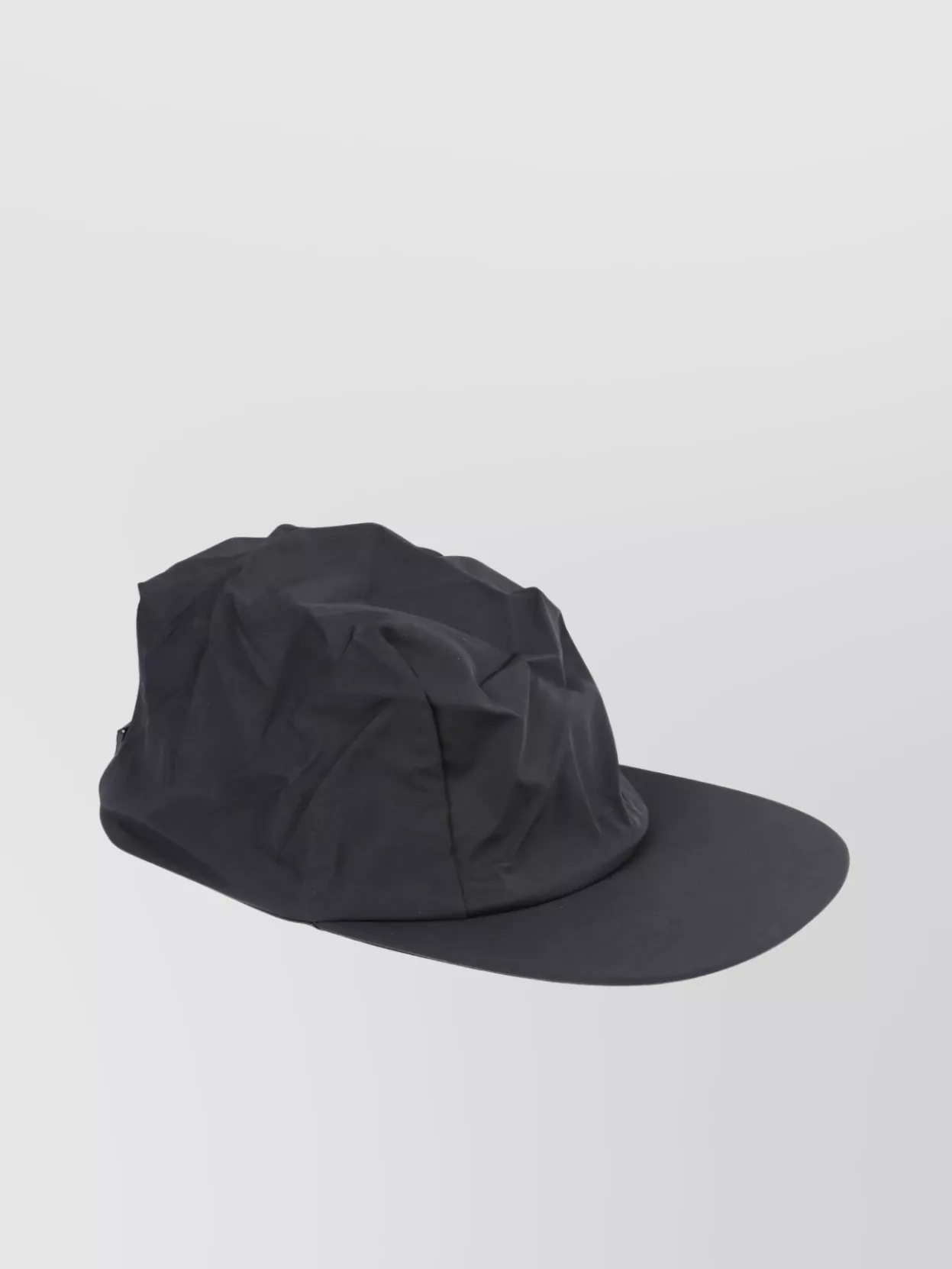Issey Miyake Wide Brim Wrinkled Texture Cap