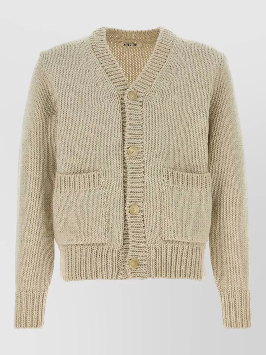 Auralee wool cashmere cardigan