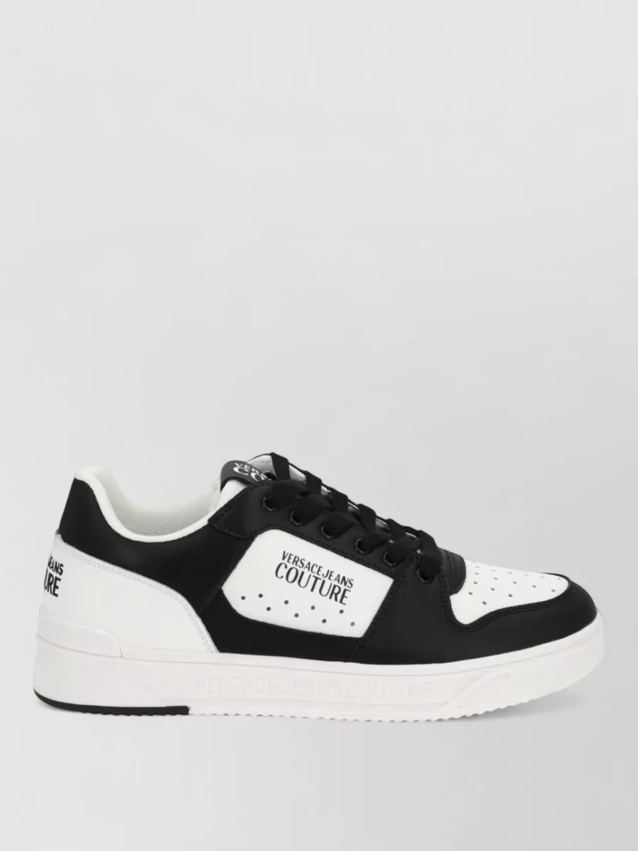 Versace Jeans Couture Leather Low-Top Sneakers