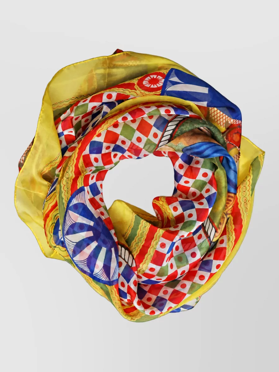 Dolce&Gabbana Silk Carretto Print Scarf