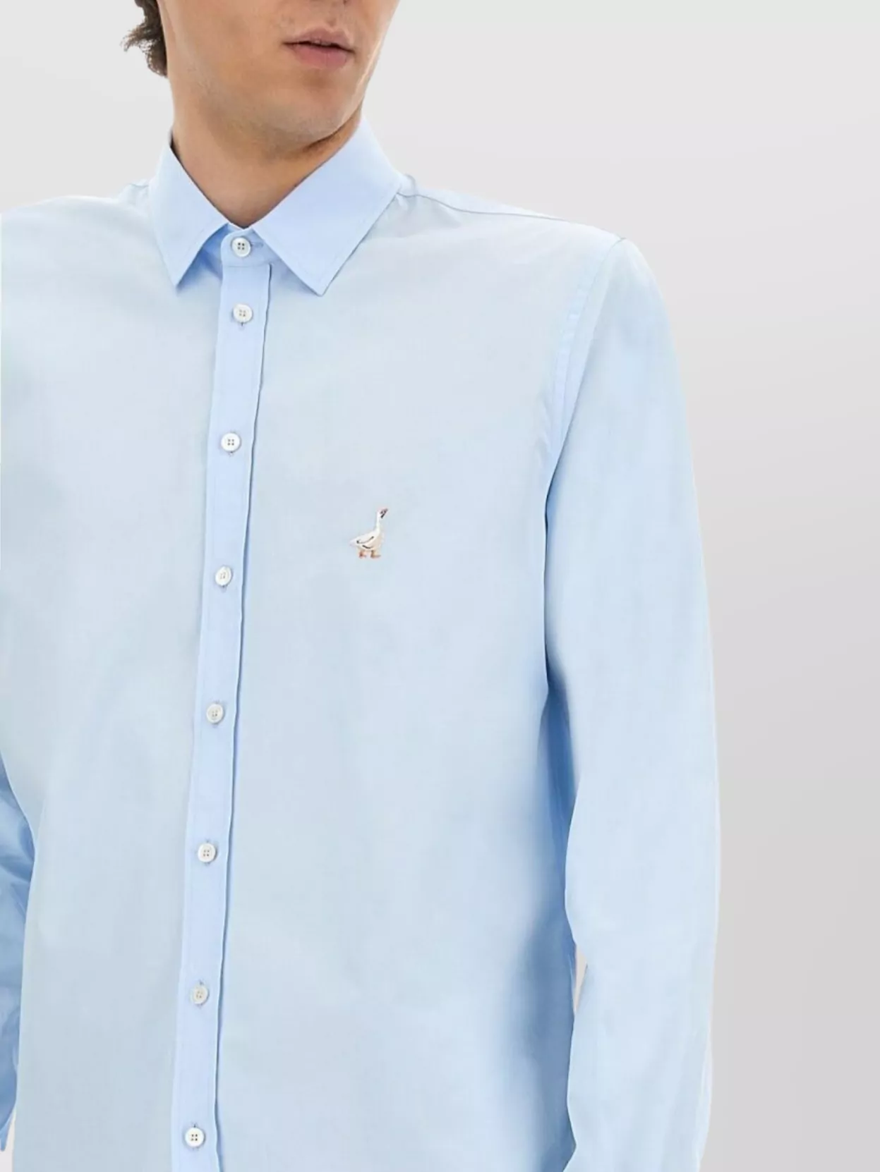 Moschino Collared Shirt With Long Cuffed Sleeves