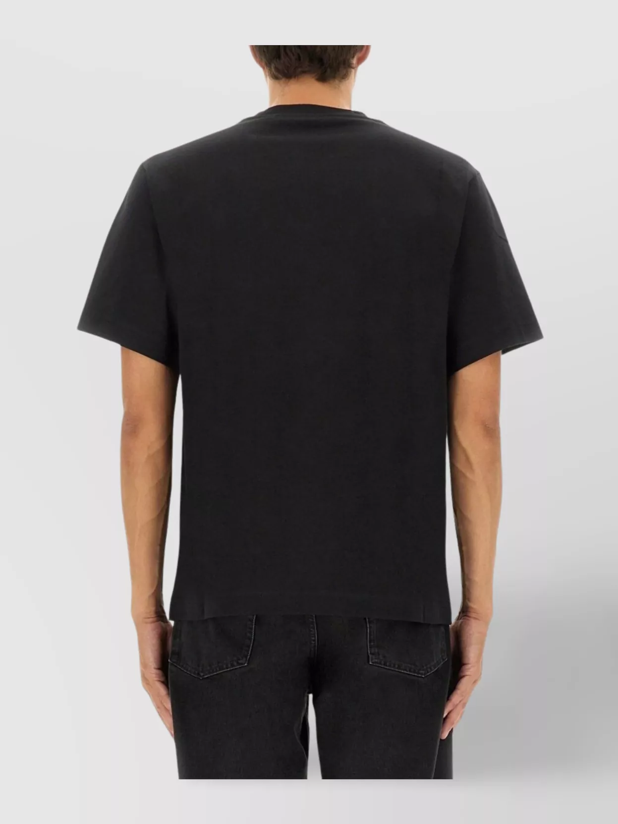 Burberry Regular Fit Short Sleeve Crew Neck T-shirt In Black