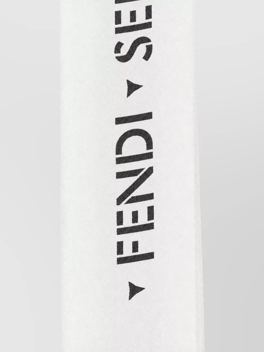 Fendi silk printed bandeau