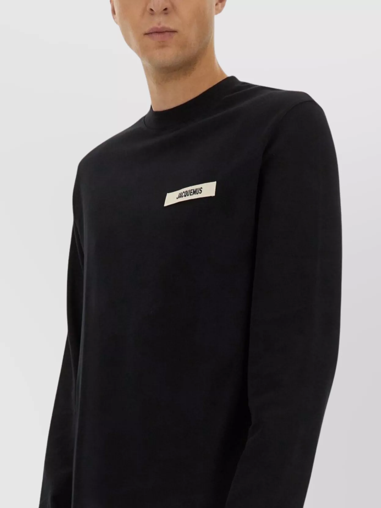 Jacquemus Basic Crew Neck Long Sleeve T-Shirt