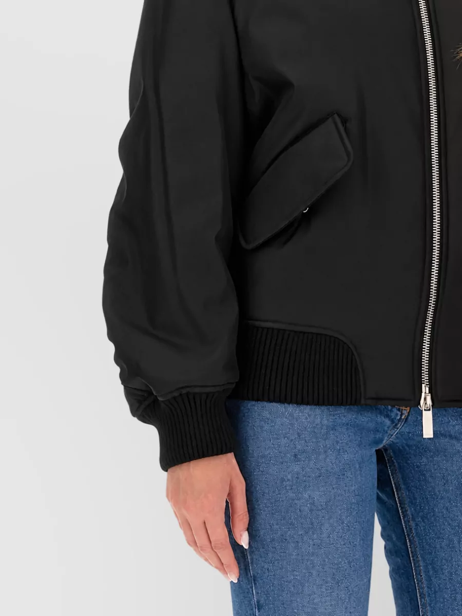 Off-White Nylon Bomber Jacket