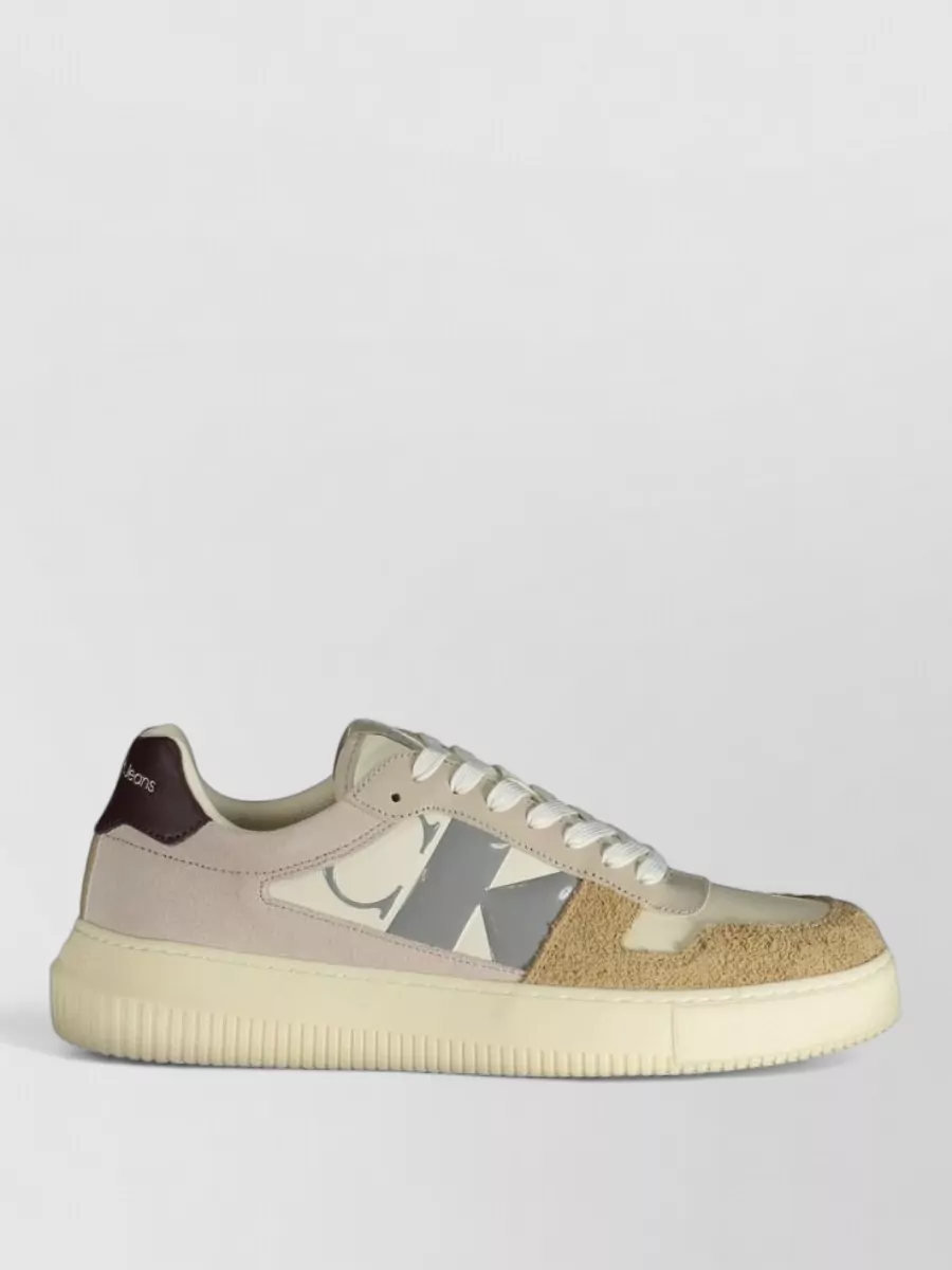 Calvin Klein Leather Low-Top Sneakers