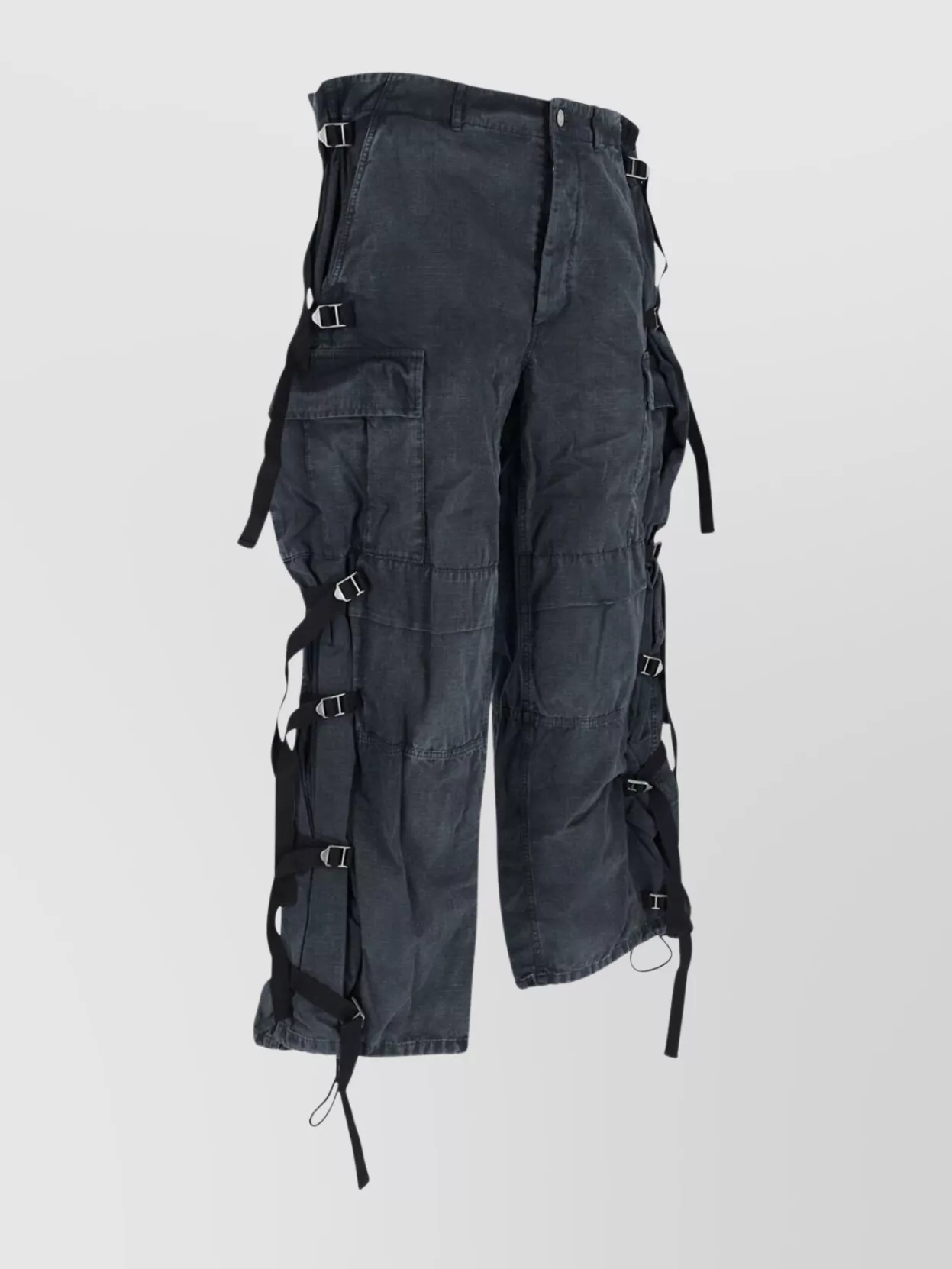 Magliano Straight Trousers With Adjustable Straps And Pockets