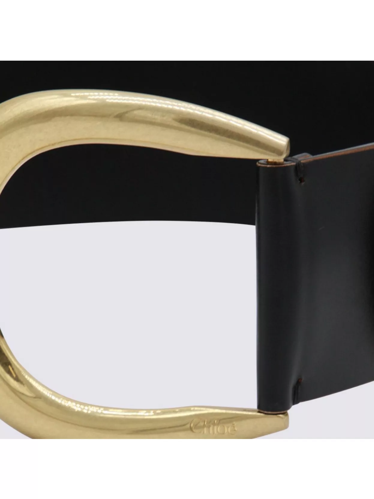 Chloé Adjustable Belt Gold-Tone Buckle