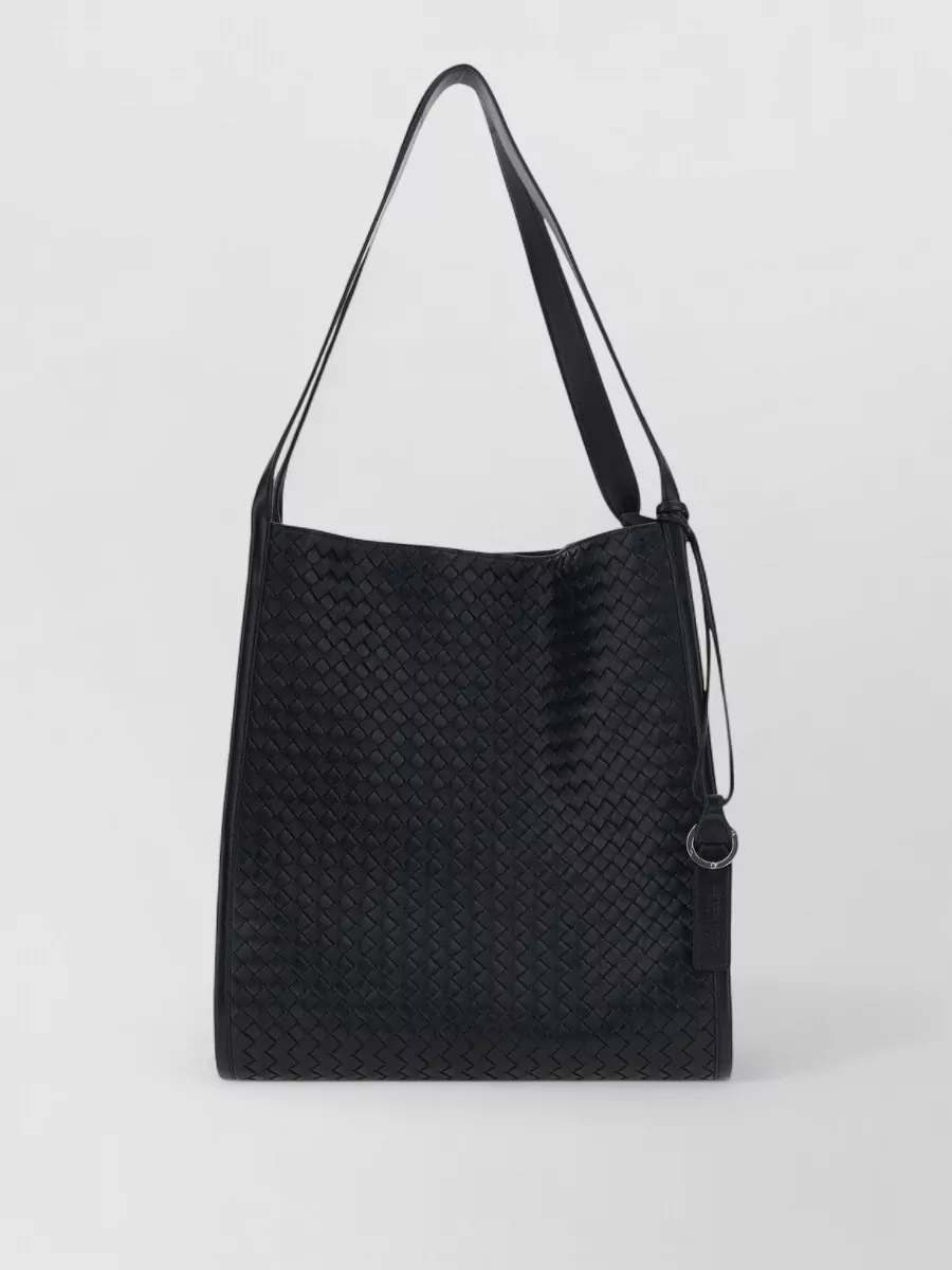 Bottega Veneta Corriere Intreccio Leather Tote Bag Men