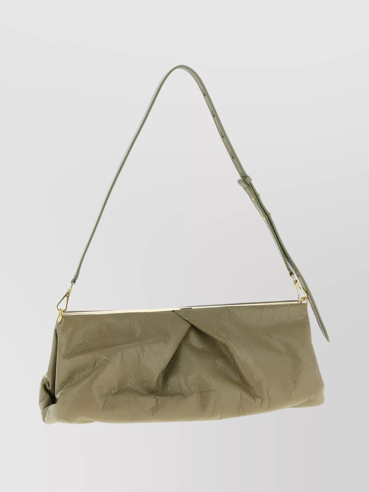 Dries Van Noten Large Textured Clutch Adjustable Strap