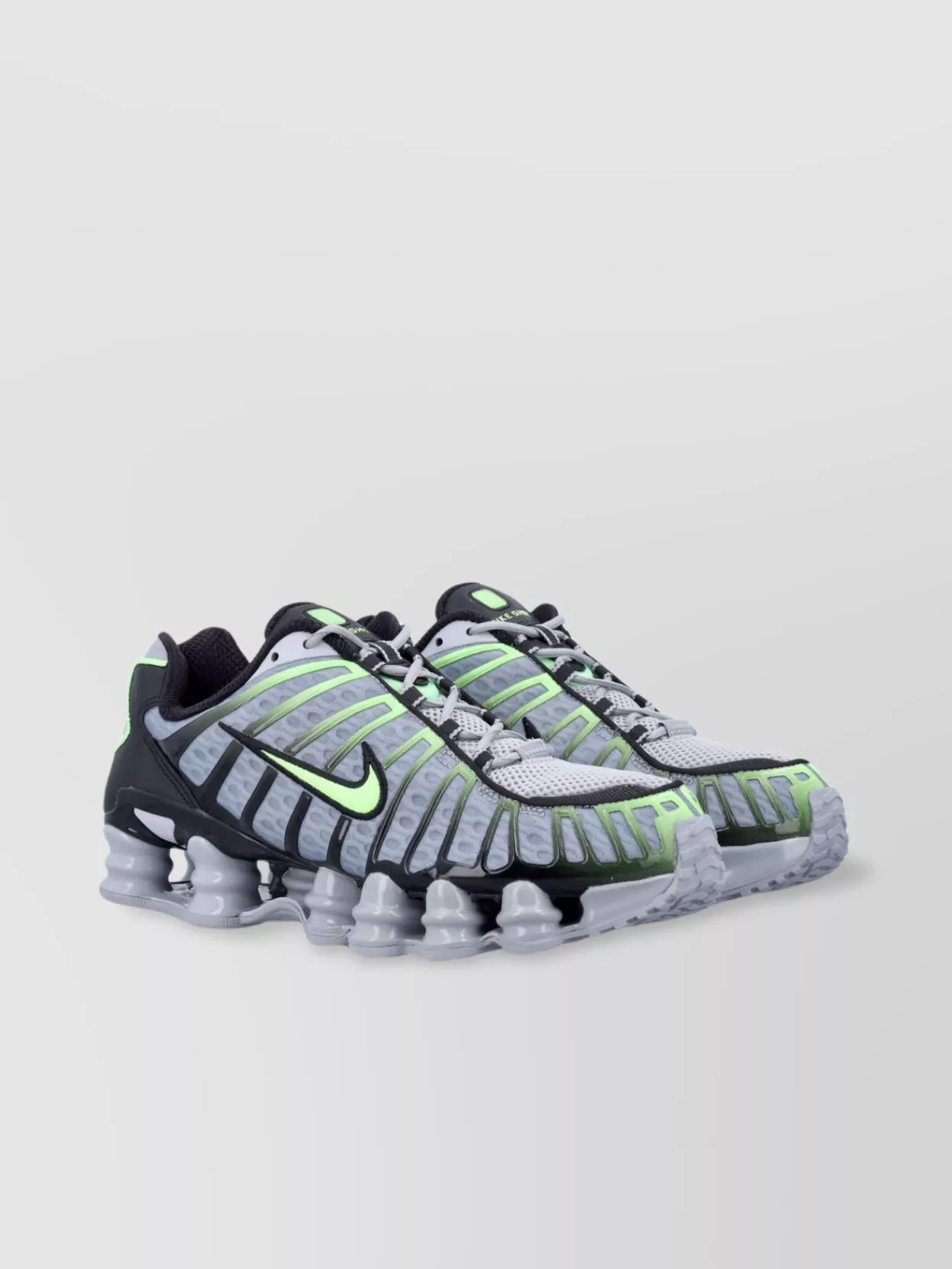 Nike Tl Shox Mesh Sneakers With Rubber Outsole
