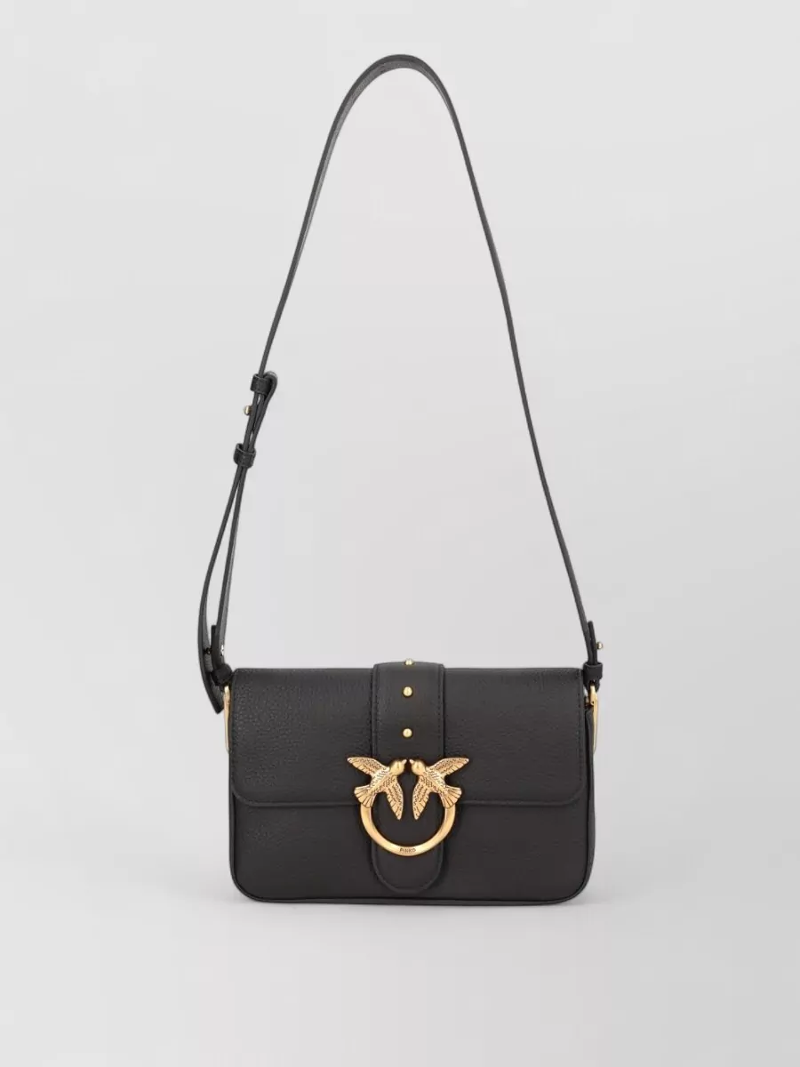 Pinko Love Bag One Mini Leather Shoulder Bag