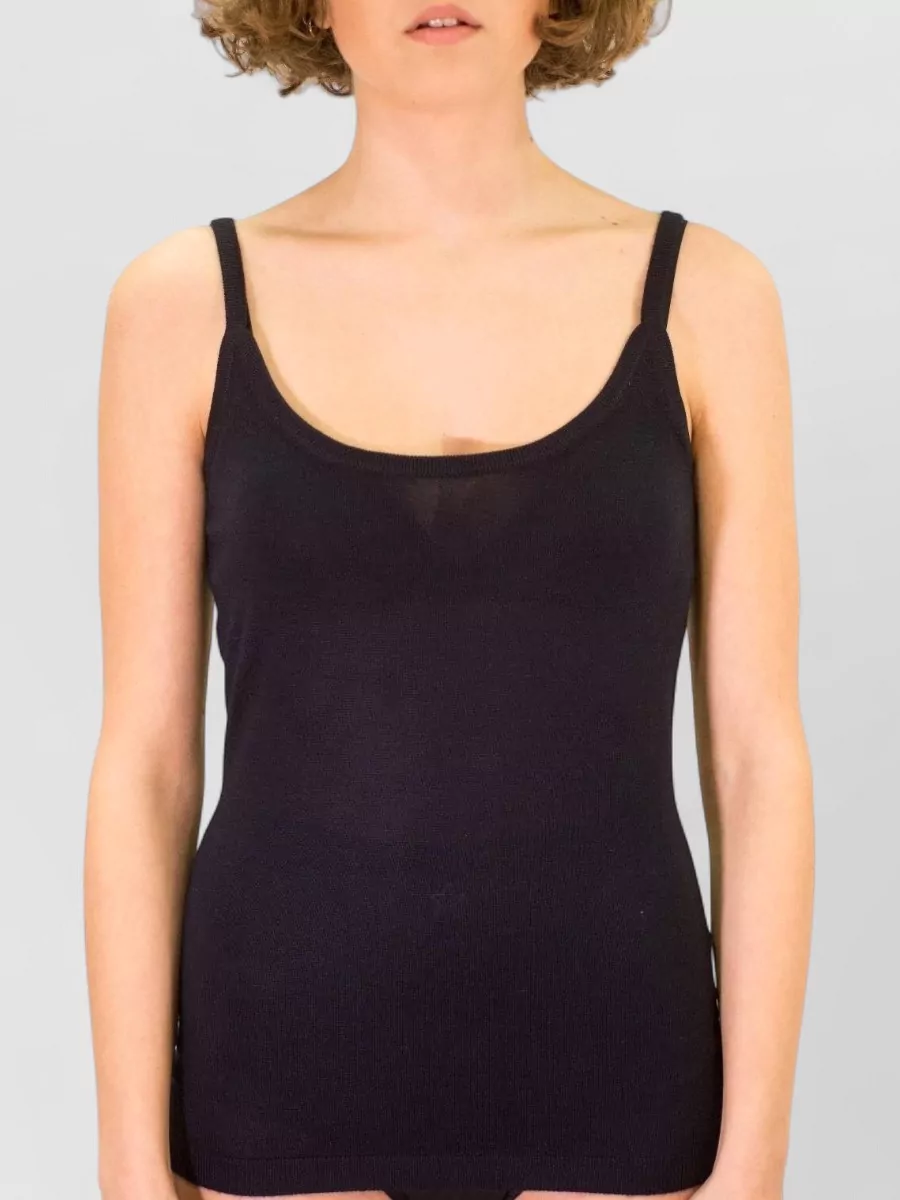 La Rose cashmere silk tank top