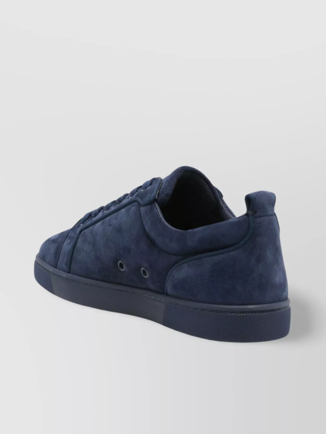 Christian Louboutin Velvet Sneakers Lace-Up Eyelet Detailing