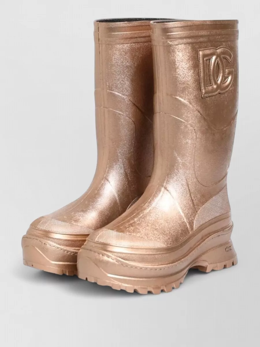 Dolce&Gabbana Rubber Pull On Rain Boots