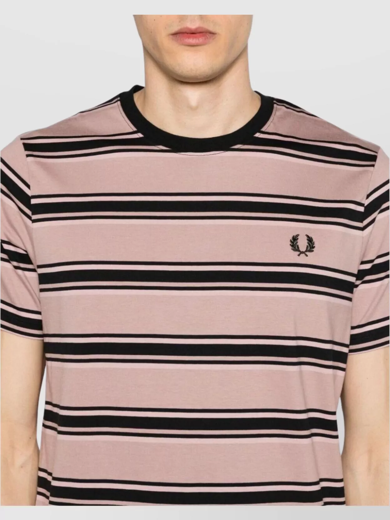 Fred Perry Striped Crew Neck T-Shirt