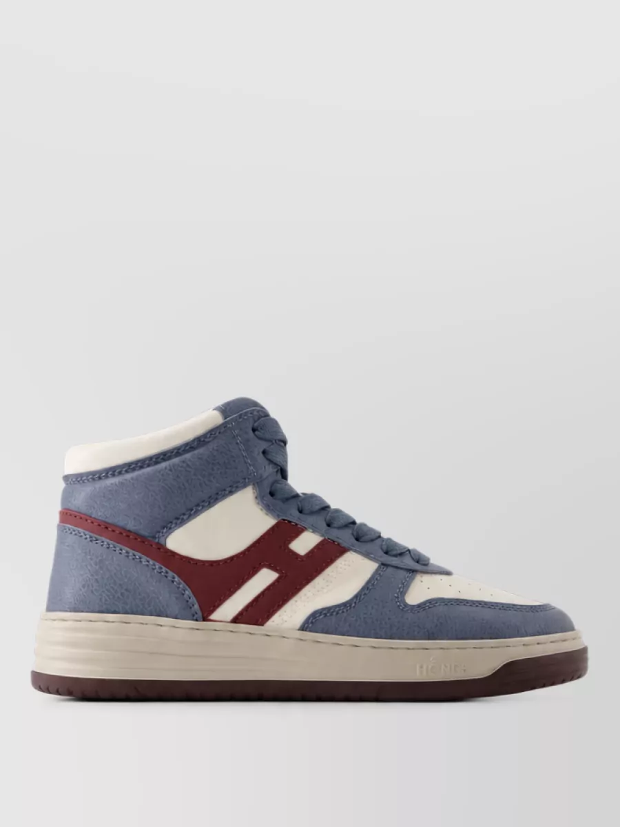 Hogan Leather Lace-Up Sneakers