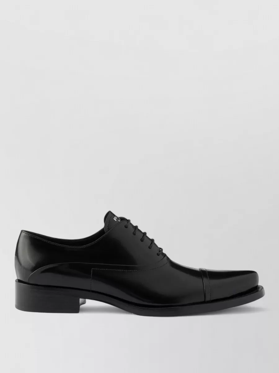 Prada Leather Lace-Up Shoes