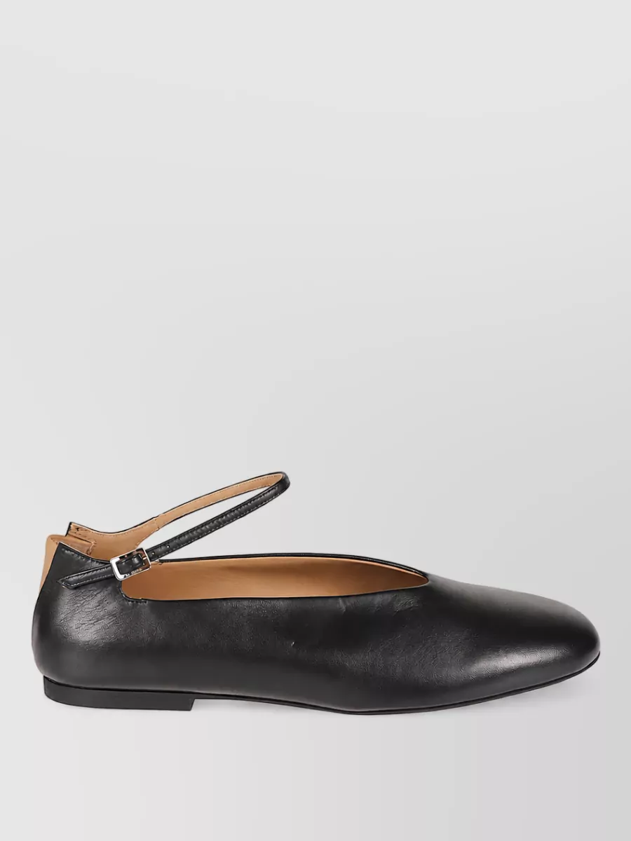 Jil Sander leather elyss ballerina shoes
