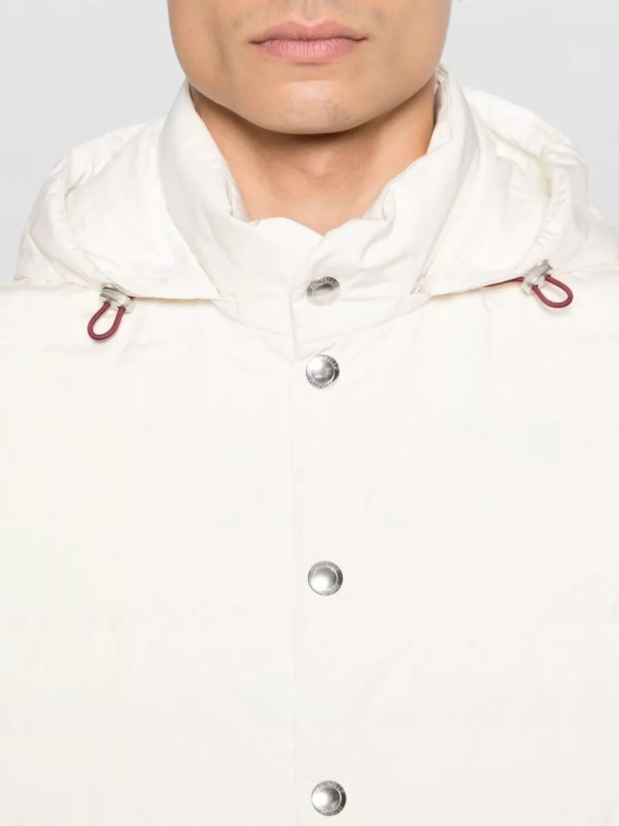 Brunello Cucinelli Down Hooded Quilted Gilet