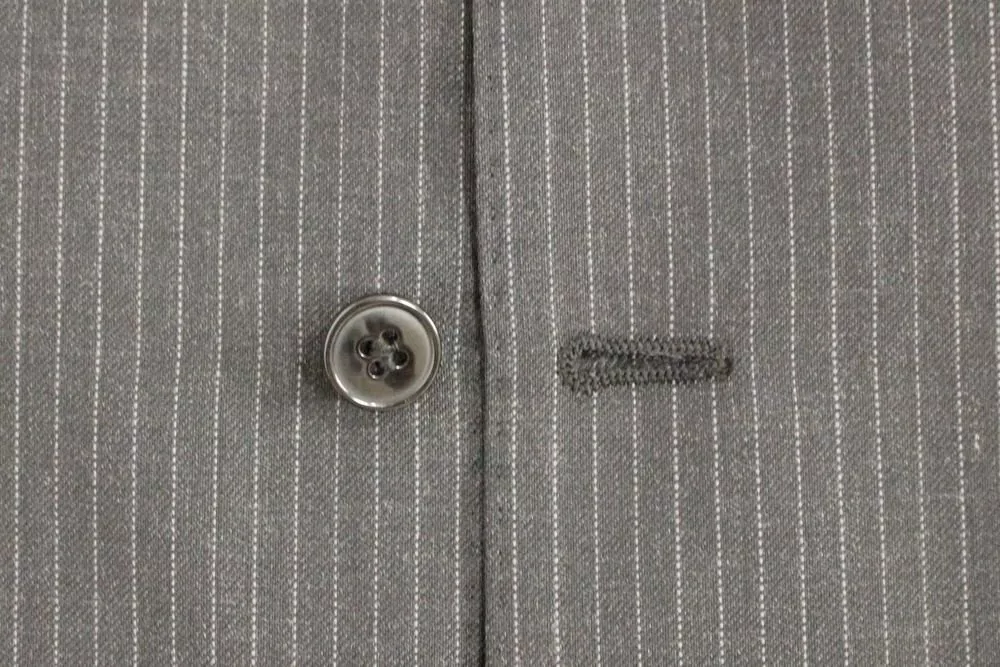 Dolce&Gabbana Wool Striped Single-Breasted Waistcoat