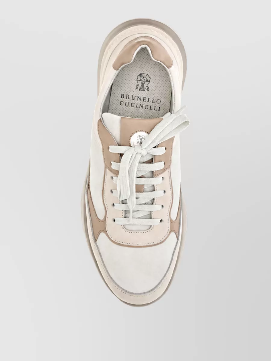Brunello Cucinelli Leather Low-Top Sneakers