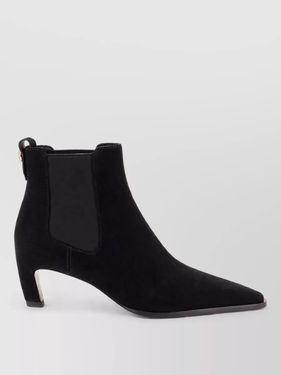 Tory Burch Suede Chelsea Ankle Boots