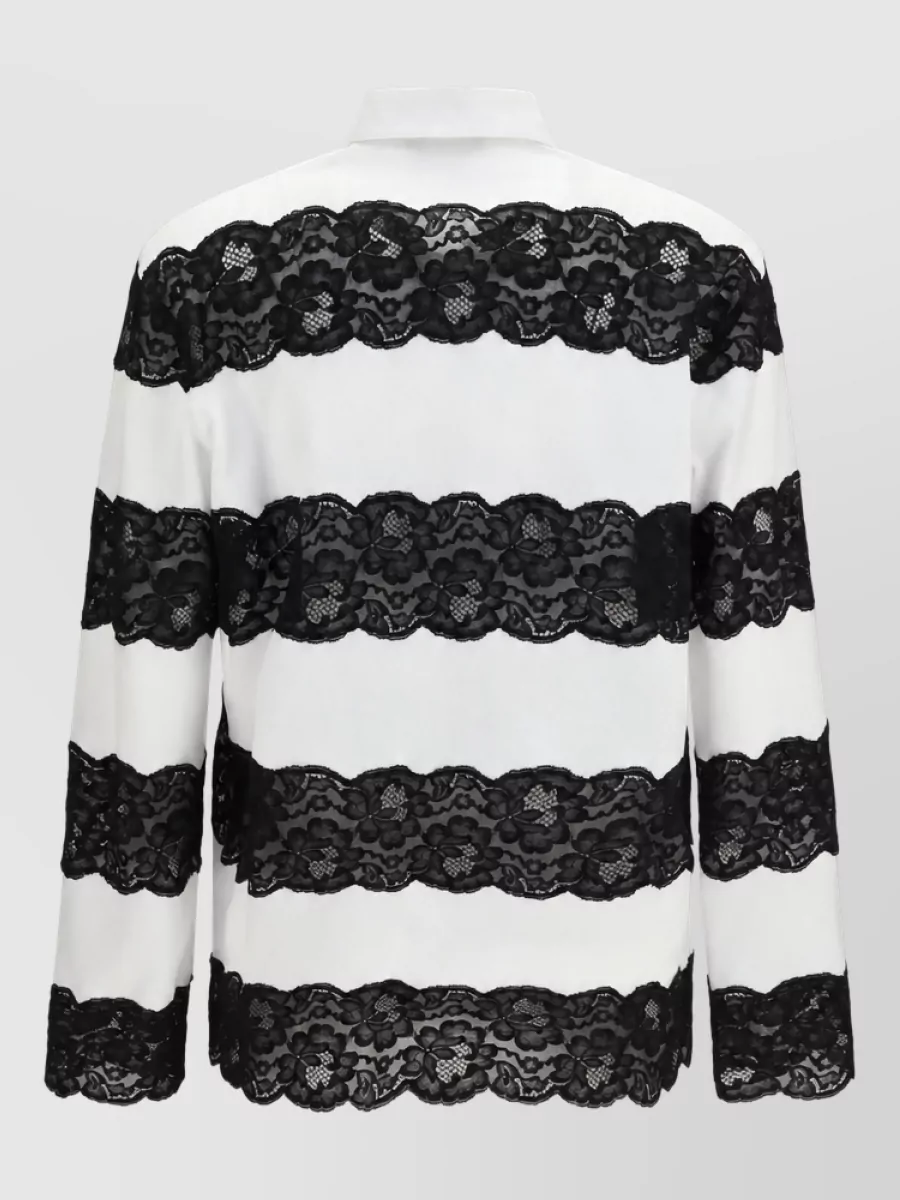 Dolce&Gabbana Long-Sleeve Polo Top