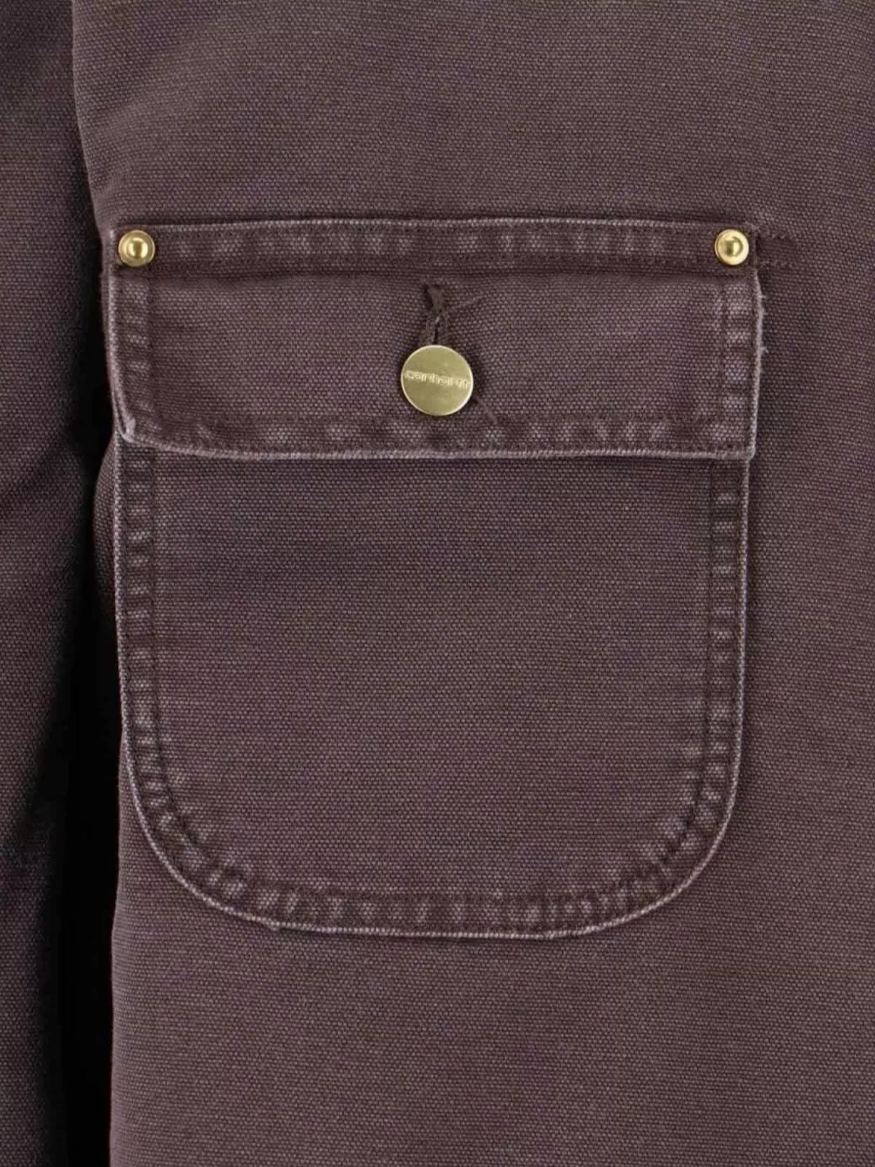 Carhartt Relaxed Fit Jacket Contrast Collar In Pink