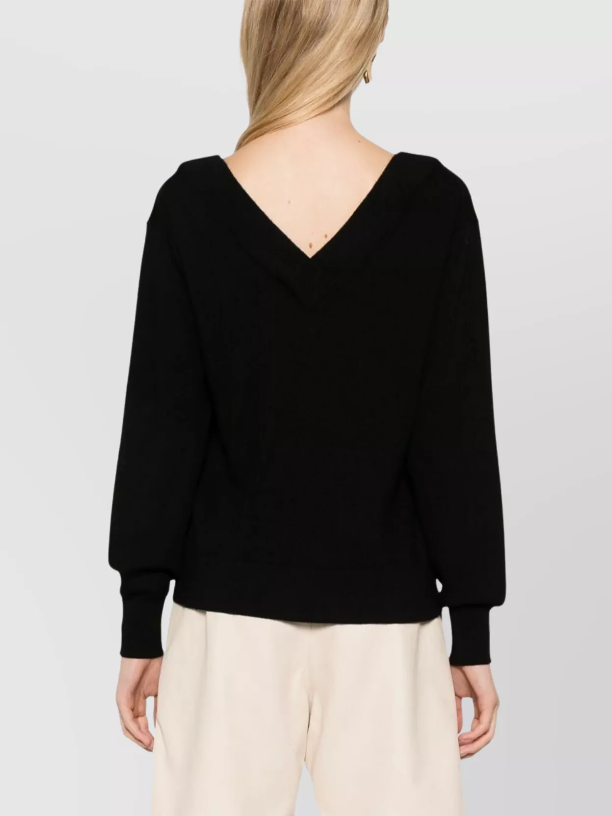 Parosh Long Sleeve Knitwear V-Neckline