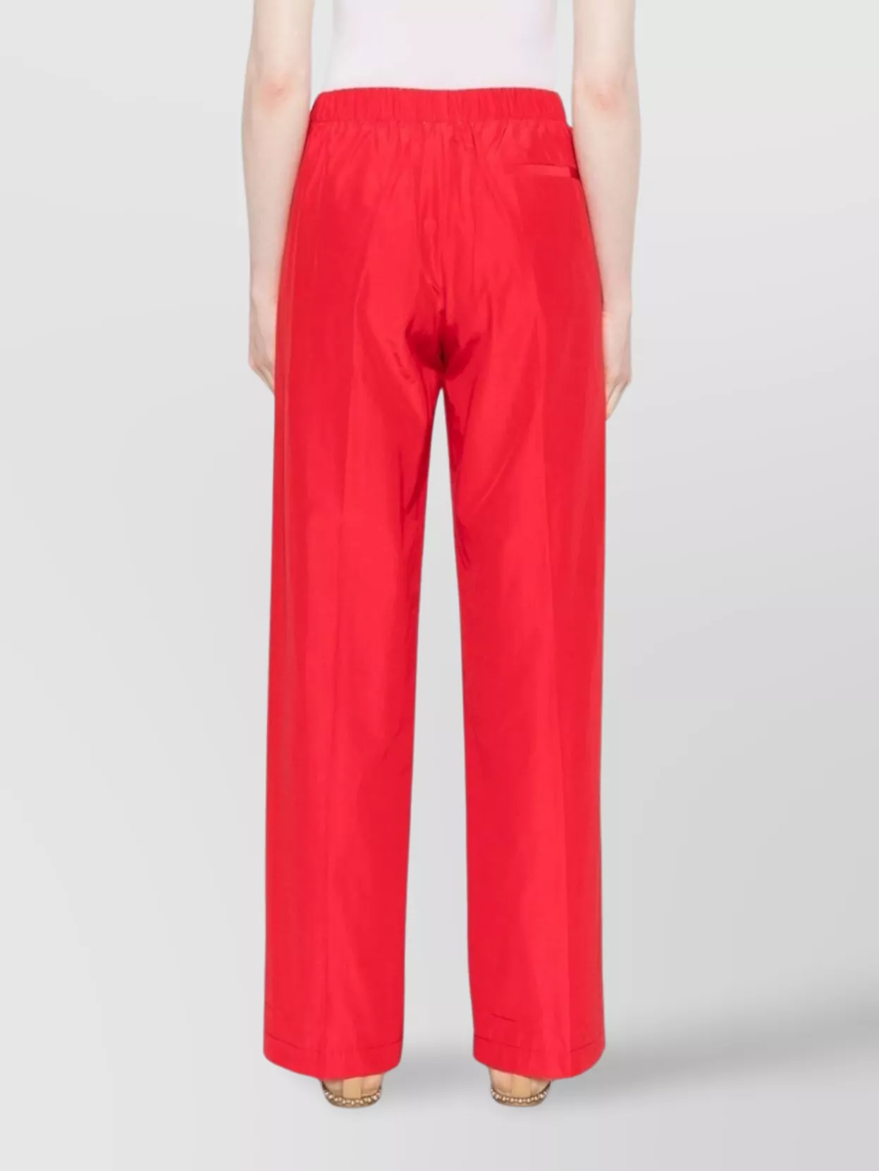 Forte Forte Wide Leg Trousers With Rear Elasticated Waistband