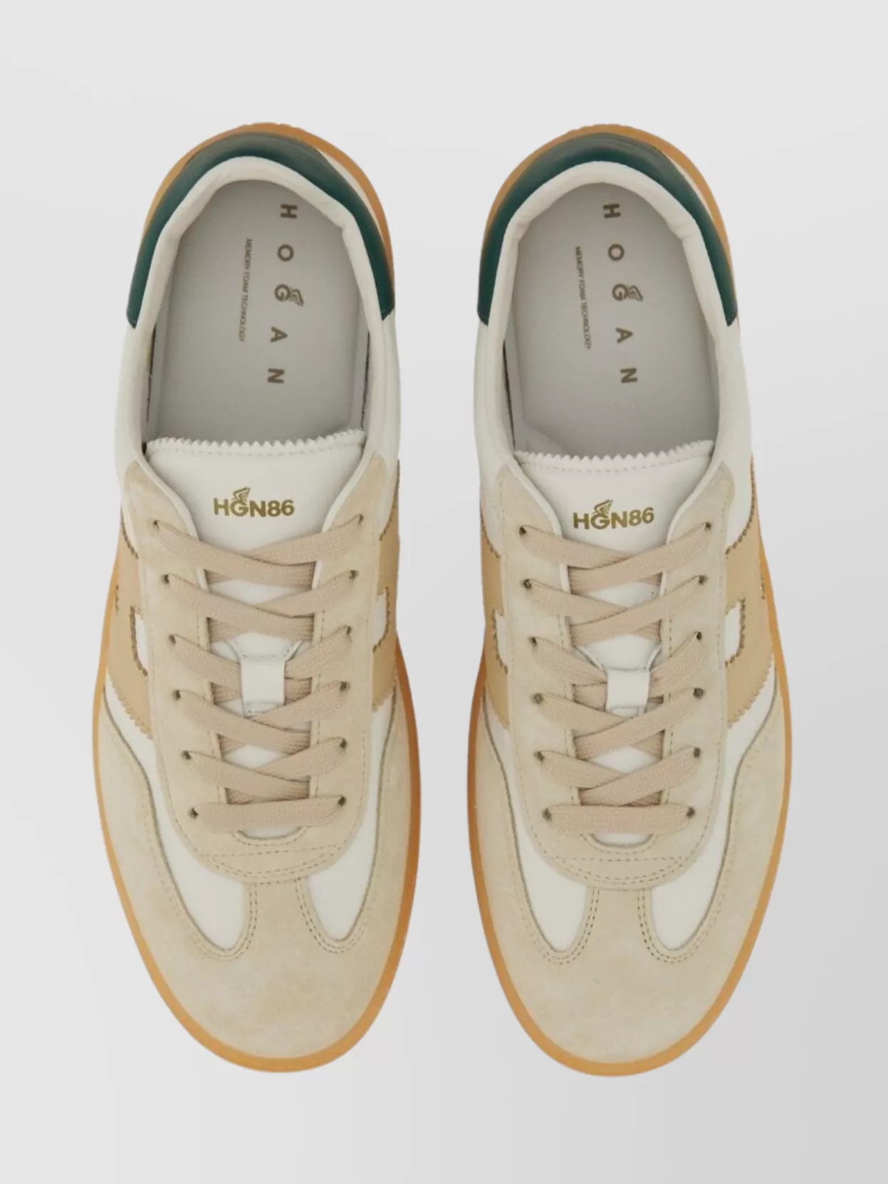 Hogan Sneakers With Suede Accents And Rubber Sole