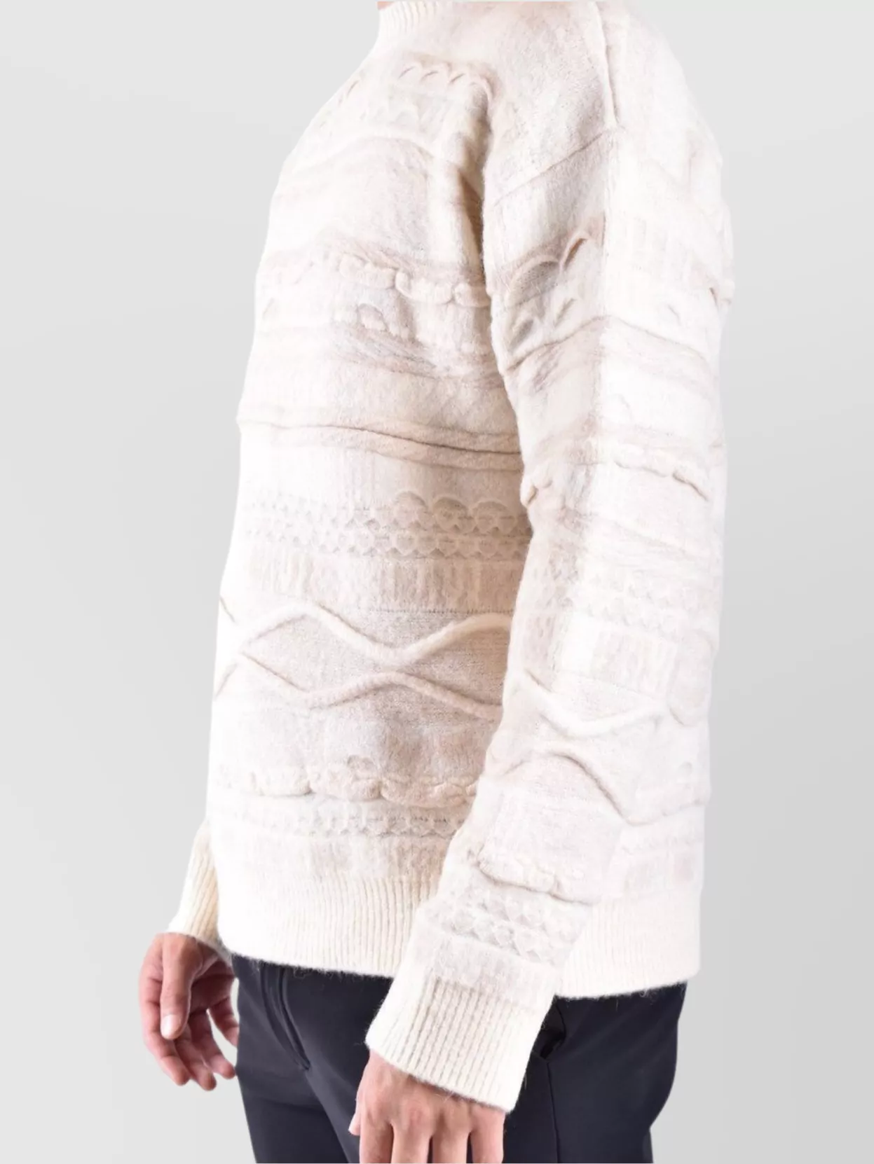 Laneus Crew Neck Knit Sweater