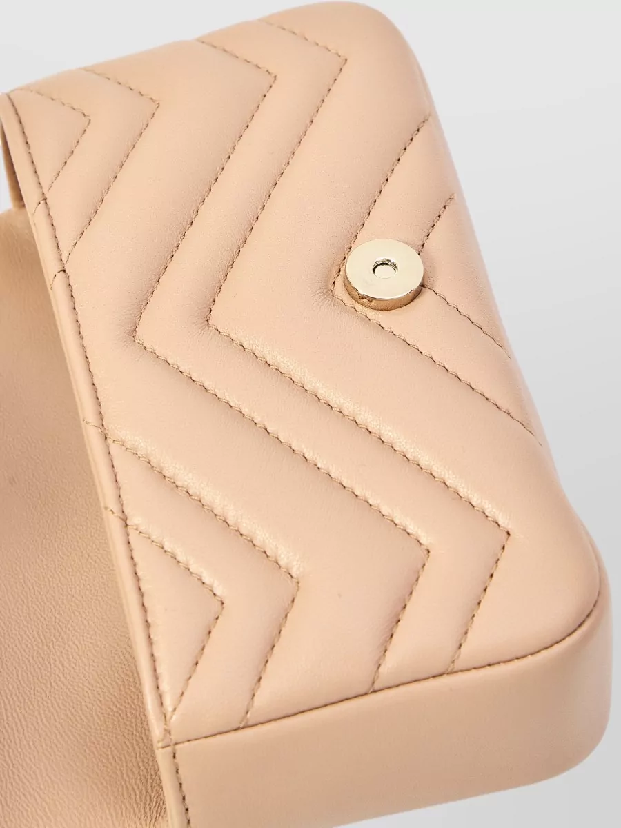 Gucci Marmont Mini Chain Leather Crossbody Bag