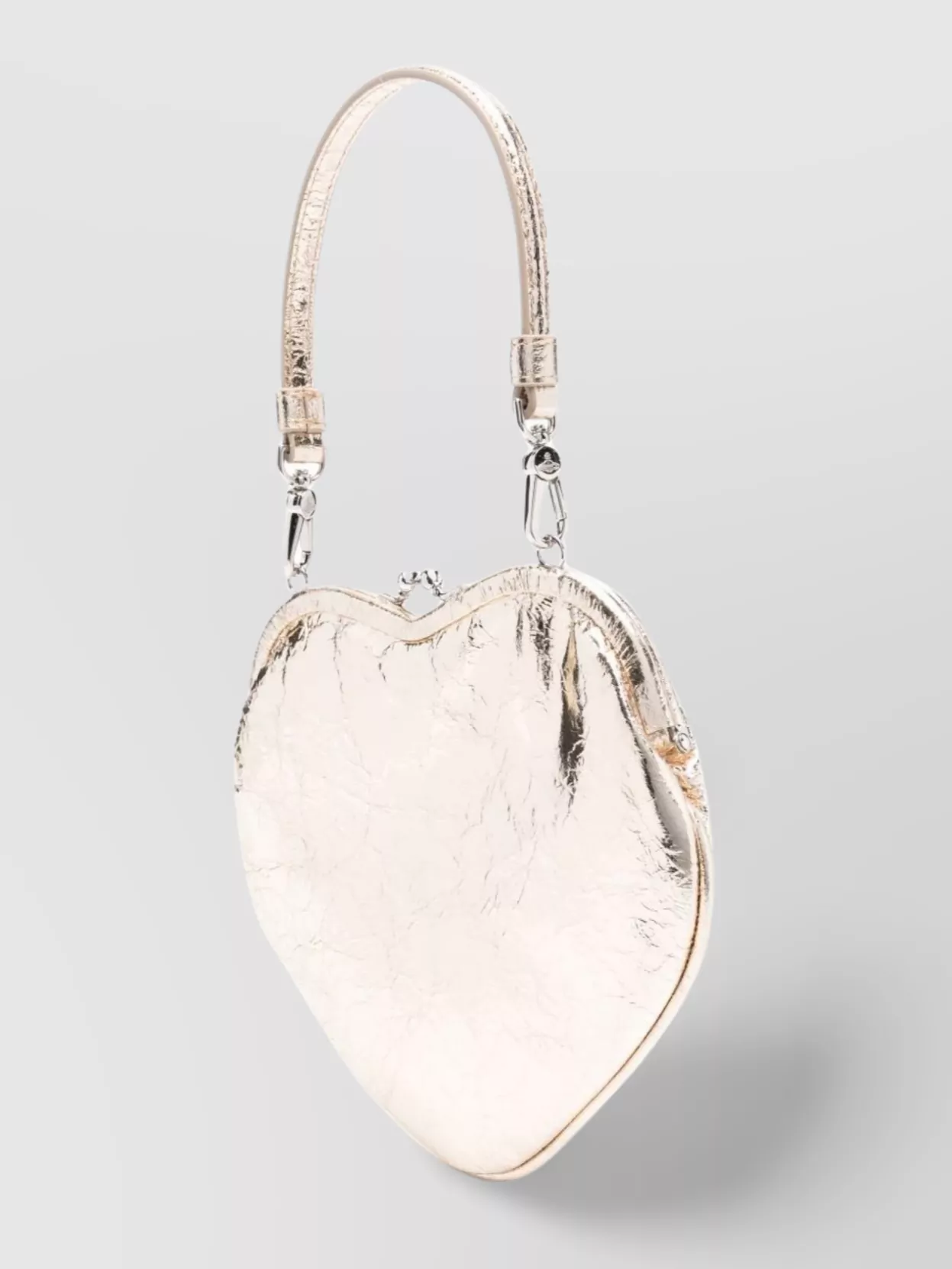 Vivienne Westwood Heart Shape Metallic Shoulder Bag