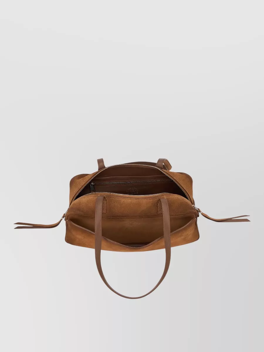 Balenciaga Carrie Small Suede Shoulder Bag