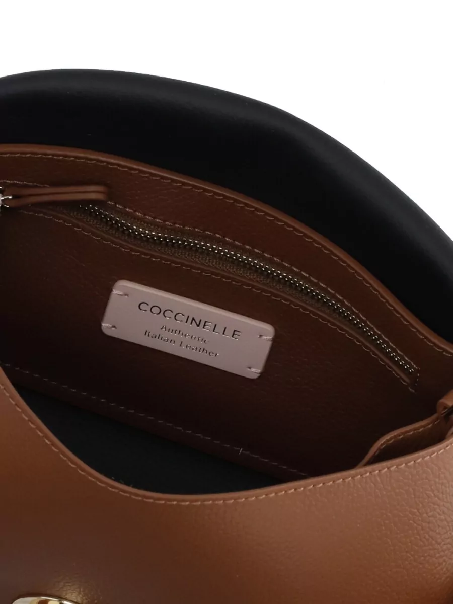 Coccinelle Pebbled Leather Shoulder Bag