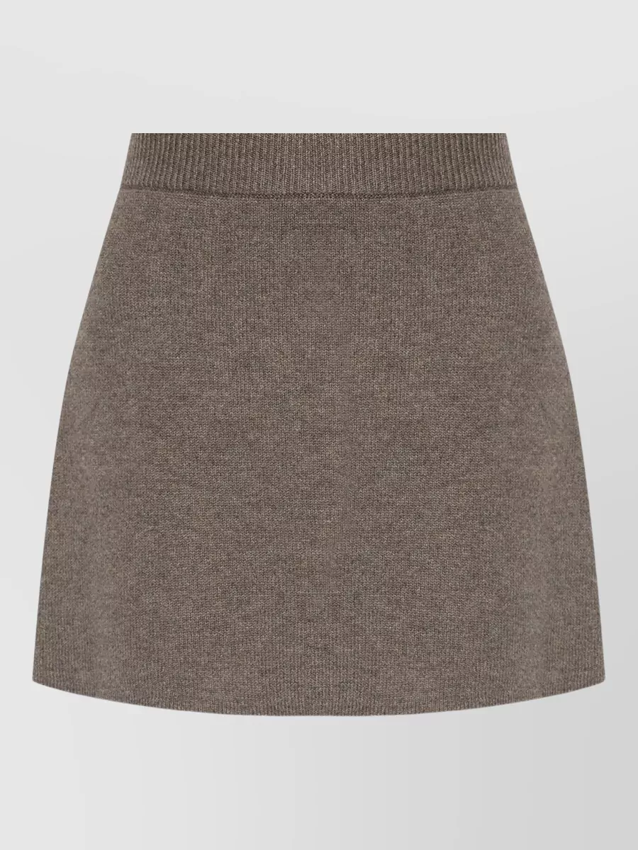 Lisa Yang Cashmere flared mini skirt
