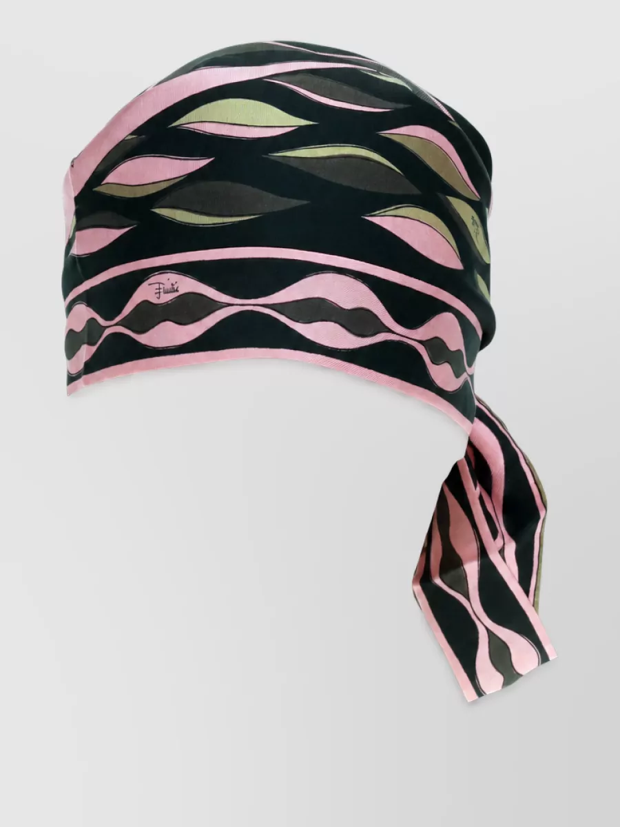 Pucci silk triangle bandana