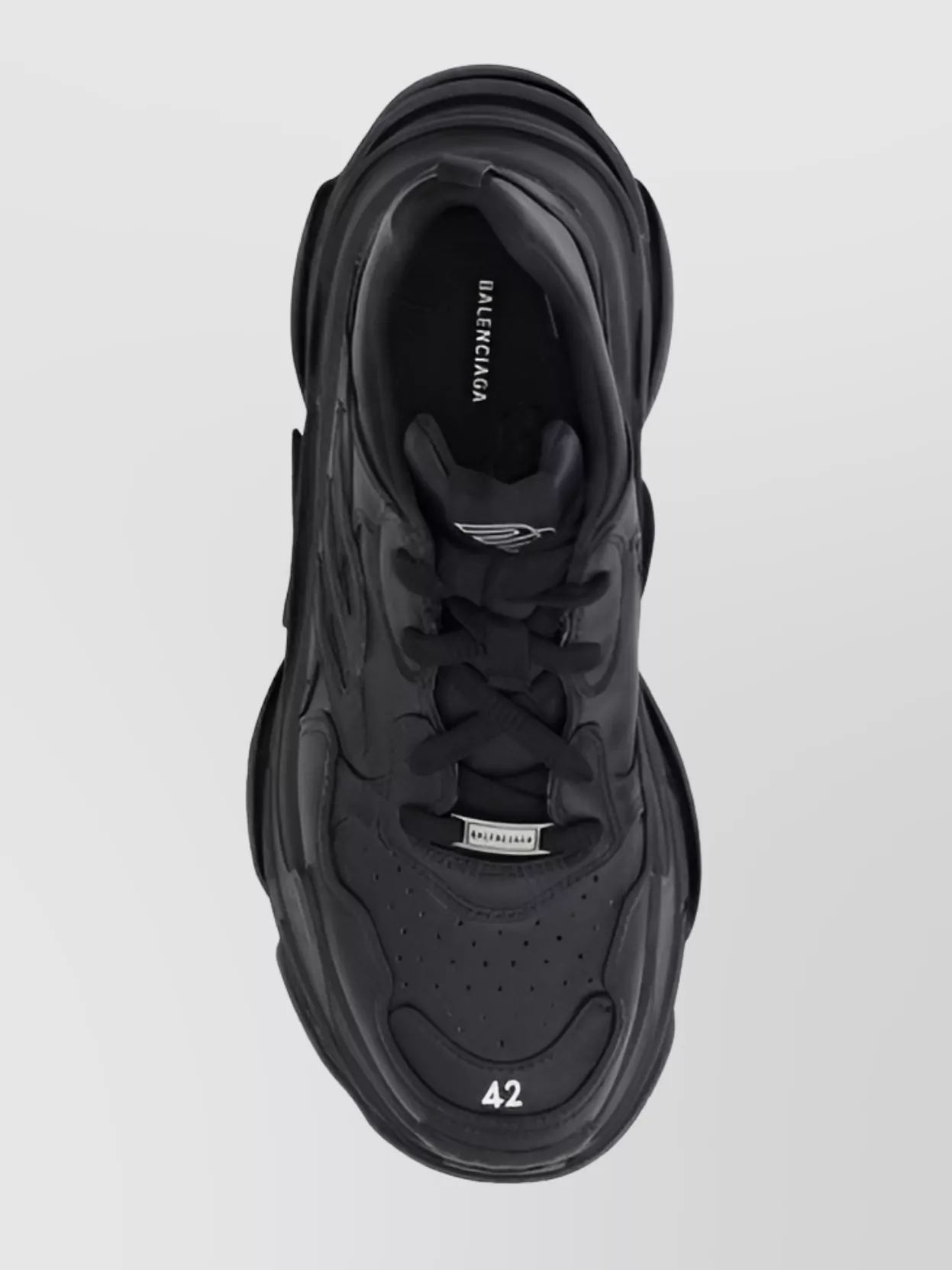 Balenciaga Triple S Sneakers Textured Platform In Grey