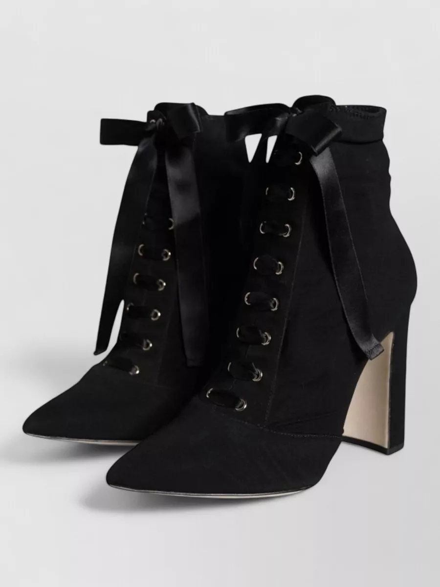 Dolce&Gabbana Suede Leather Lace-Up Ankle Boots